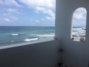 Our view from Isla Mujeres, MX