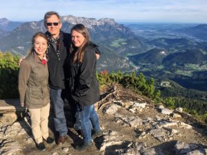 Eagle's Nest in Germany with my mom and my cousin