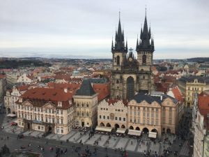 Prague, taken from the Old Town Hall Tower